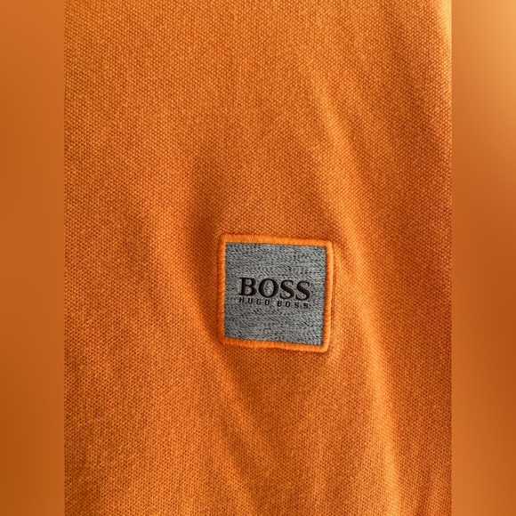 Hugo Boss Vibrant Orange Polo Shirt - Picture 4 of 6